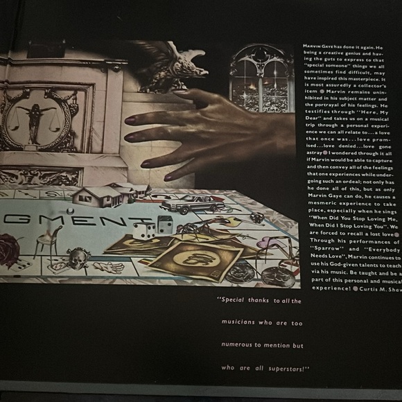 Marvin Gaye Here, My Dear - Picture 3 of 4